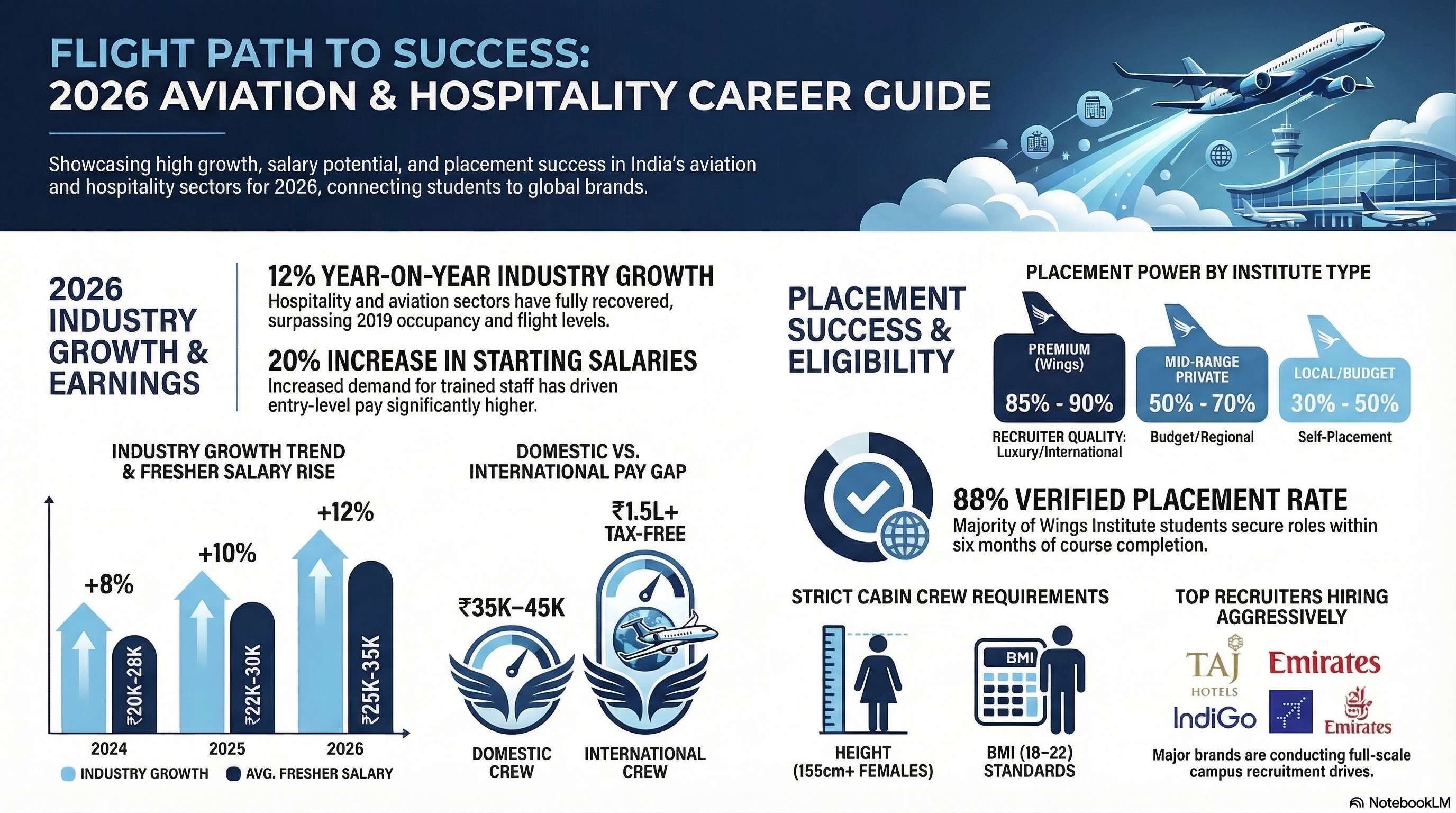 Hotel Management Placement Record 2026: Industry Trends & Institute Comparison - Wings Institute Hotel Mgmt guide